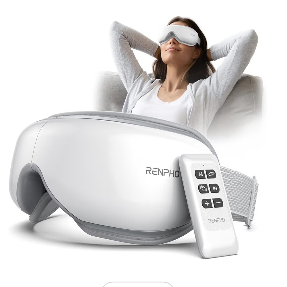 RENPHO White Eye Massager with Remote